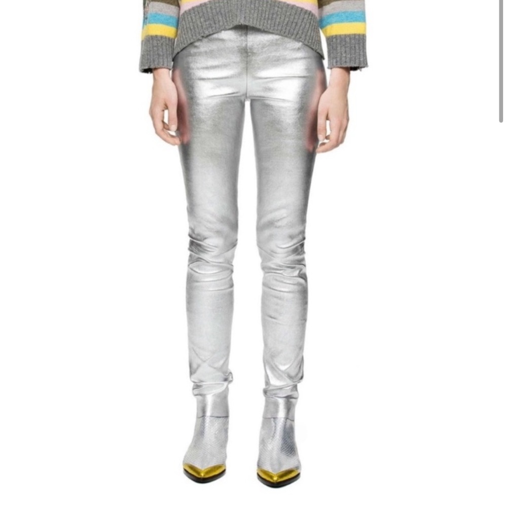 NWT Zadig & Voltaire Deluxe Patel Lambskin Pants